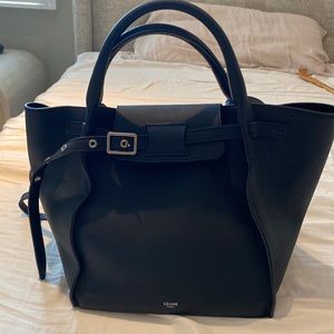 Excellent condition Celine small Big Bag  Supple Grained Calfskin Black